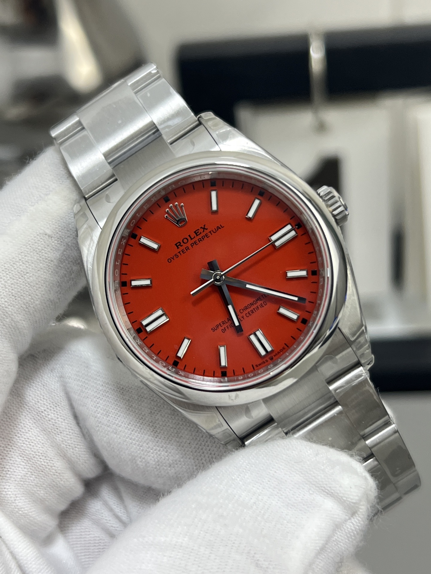 GYL Rolex Oyster Perpetual 126000 Coral Red Dial 1:1 Best Copy VSF 36mm-GYL-GaiYalun
