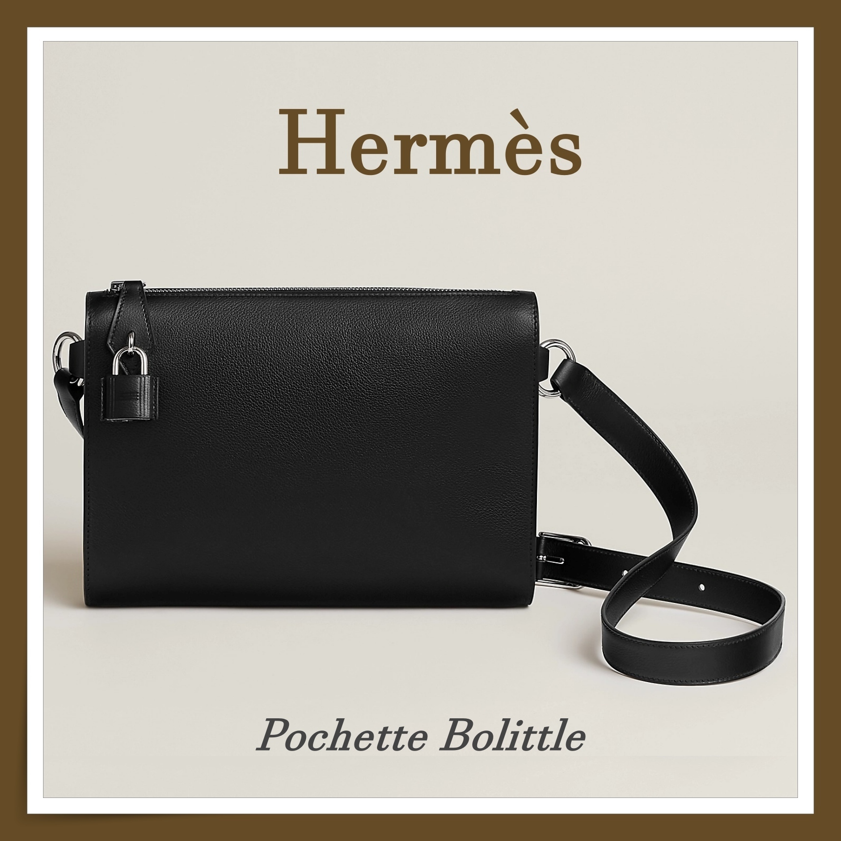 【HERMES】入手困難 上質レザー☆Bolittle Bag ショルダーバッグ H084613CK89H084613CK