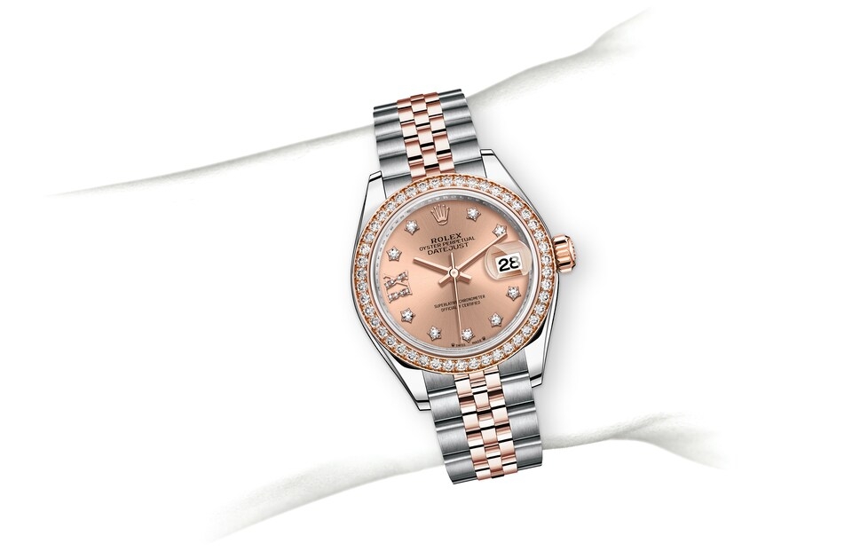 Rolex Lady-Datejust in Oystersteel and gold, m279381rbr-0027 | Europe Watch Company