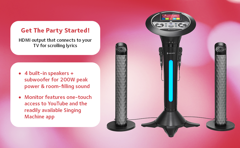 Girl Magic Display Voice Pink Sound Songs Rechargeable CDS Battery Black Aux Bass Card Frozen Jyx