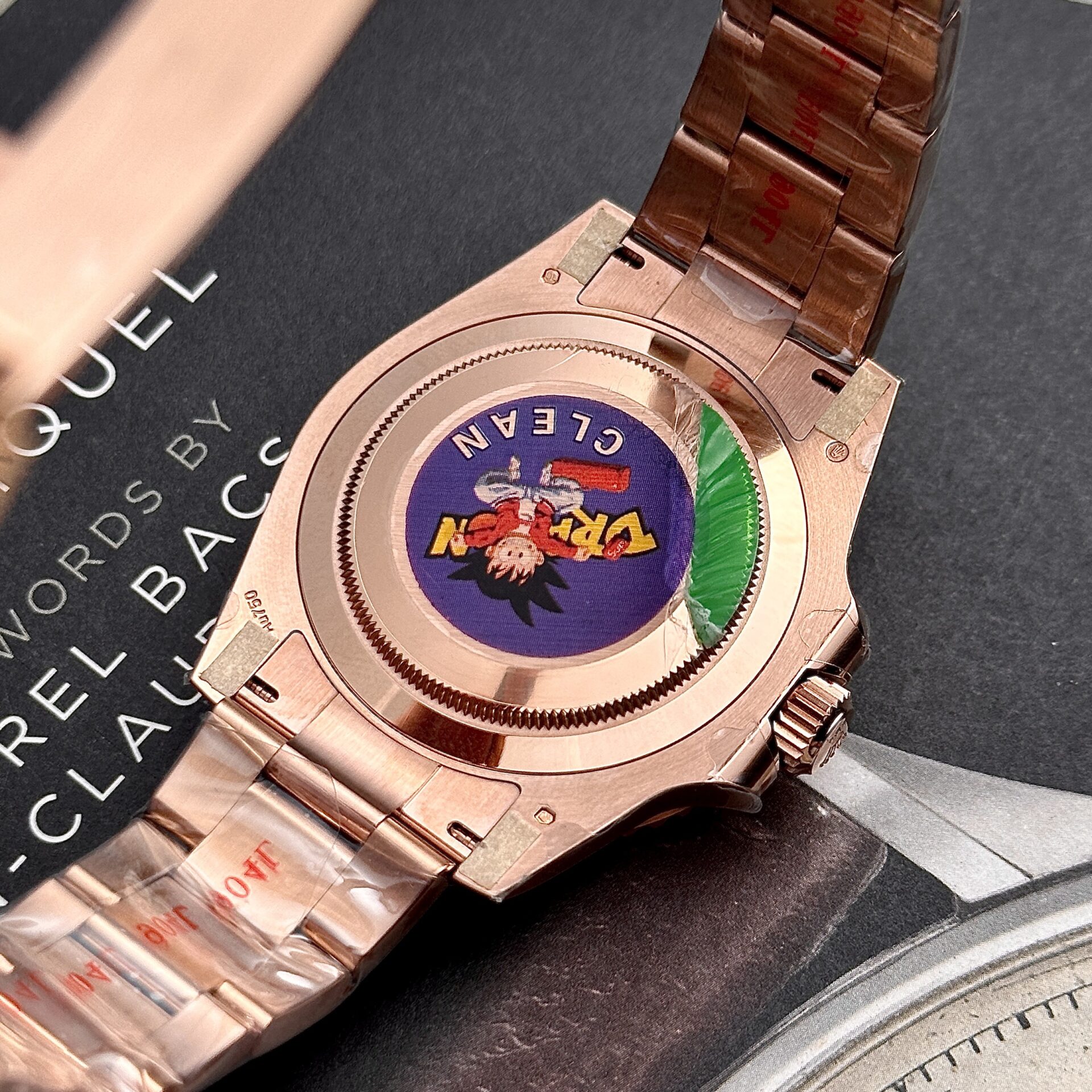 GYL Rolex GMT-Master II Root Beer Rose Gold Black Dial Top Quality Replica Clean Factory 40mm-GYL-GaiYalun
