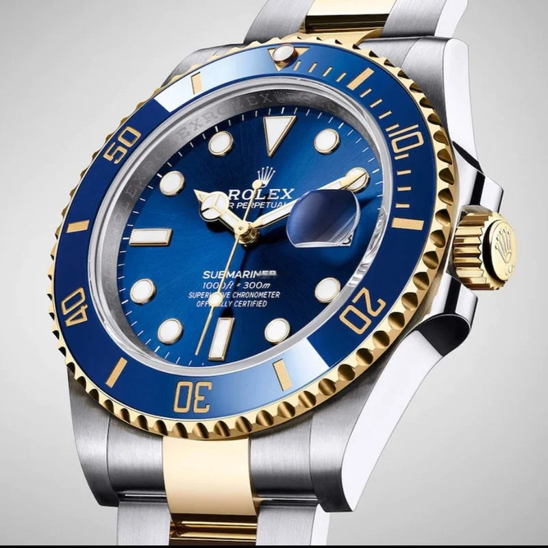 Rolex Submariner Date blue gold | Watch Rapport