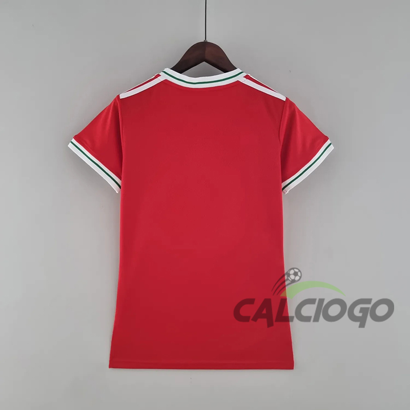 Wales Femmina Jersey Rosso 2022