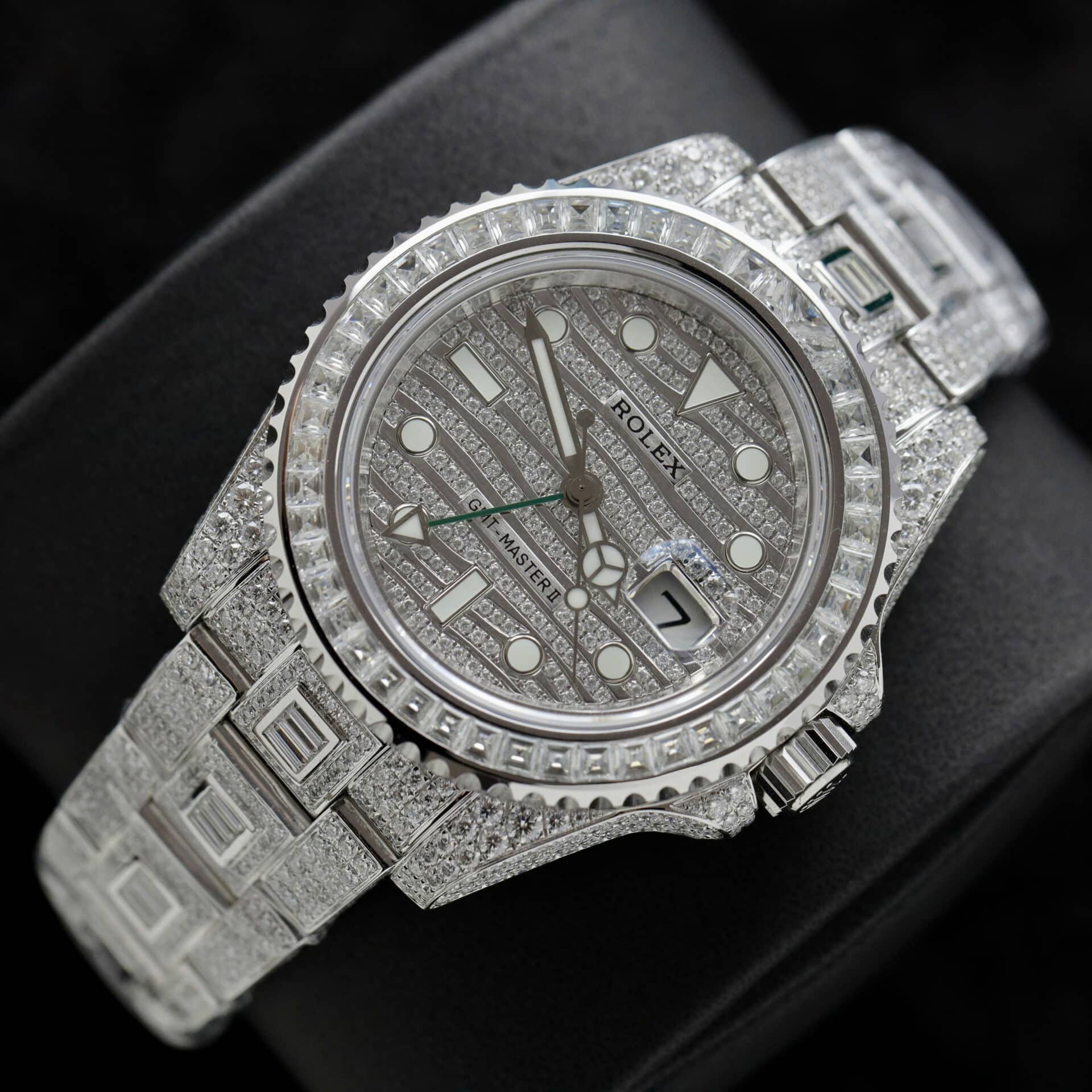 GYL Rolex GMT-Master II 116769TBR Iced Out VVS1 Moissanite Best Replica 40mm-GYL-GaiYalun