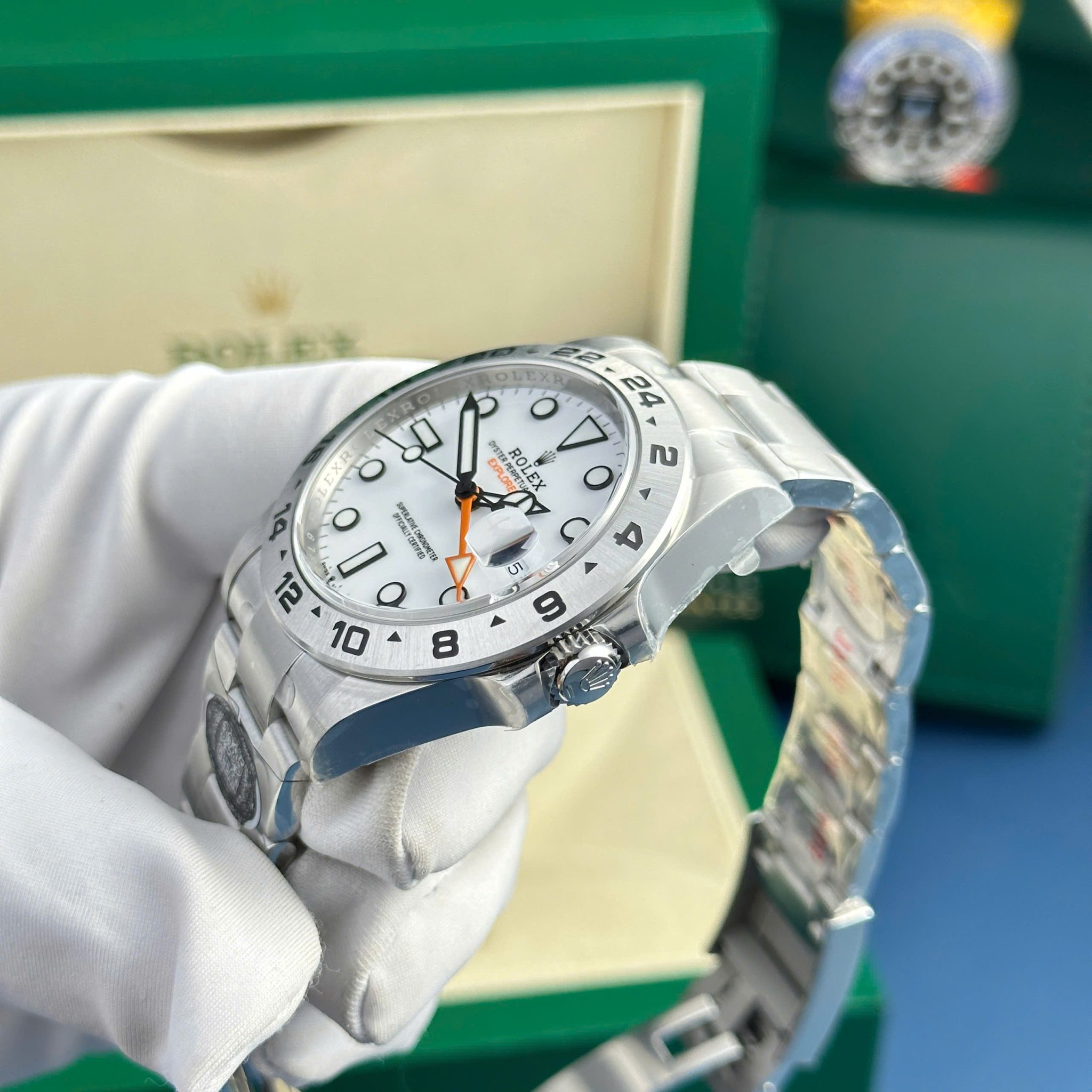 GYL Rolex Explorer II 226570 White Dial 11 Best Replica Clean Factory 42mm-GYL-GaiYalun