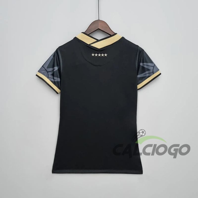 Brazil Femmina Jersey Nero 2022