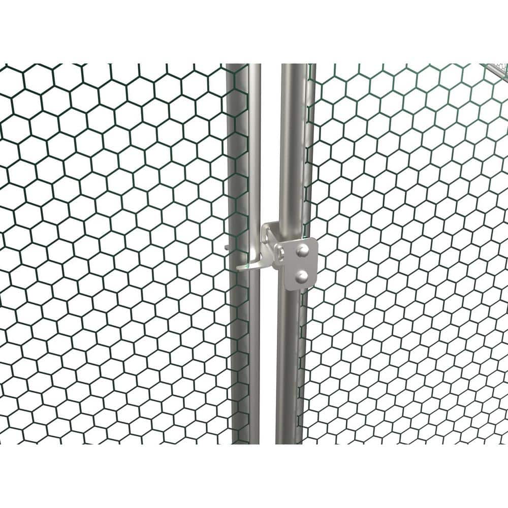 Tidoin 77 in. H x 234 in. W x 120 in. D Large Metal Chicken Coop