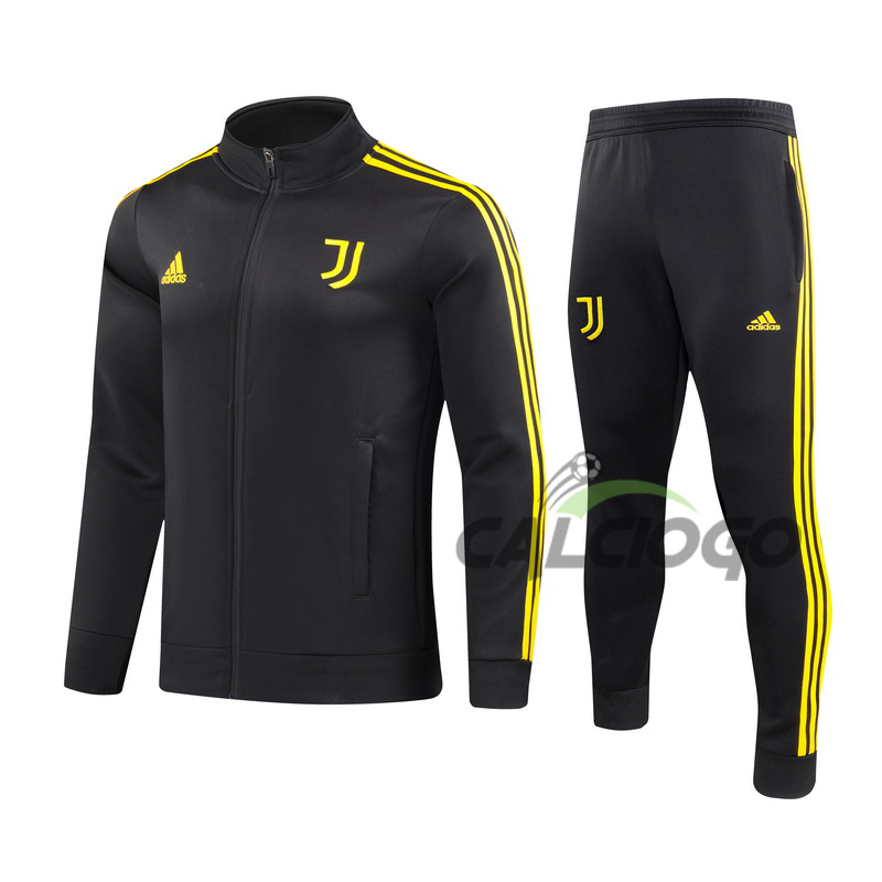 Tuta Calcio Juventus Felpa Zips Nero 2023-2024