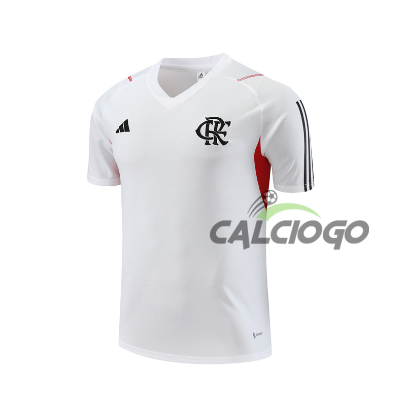 Maglia CR Flamengo Bianco Jersey 2023-2024