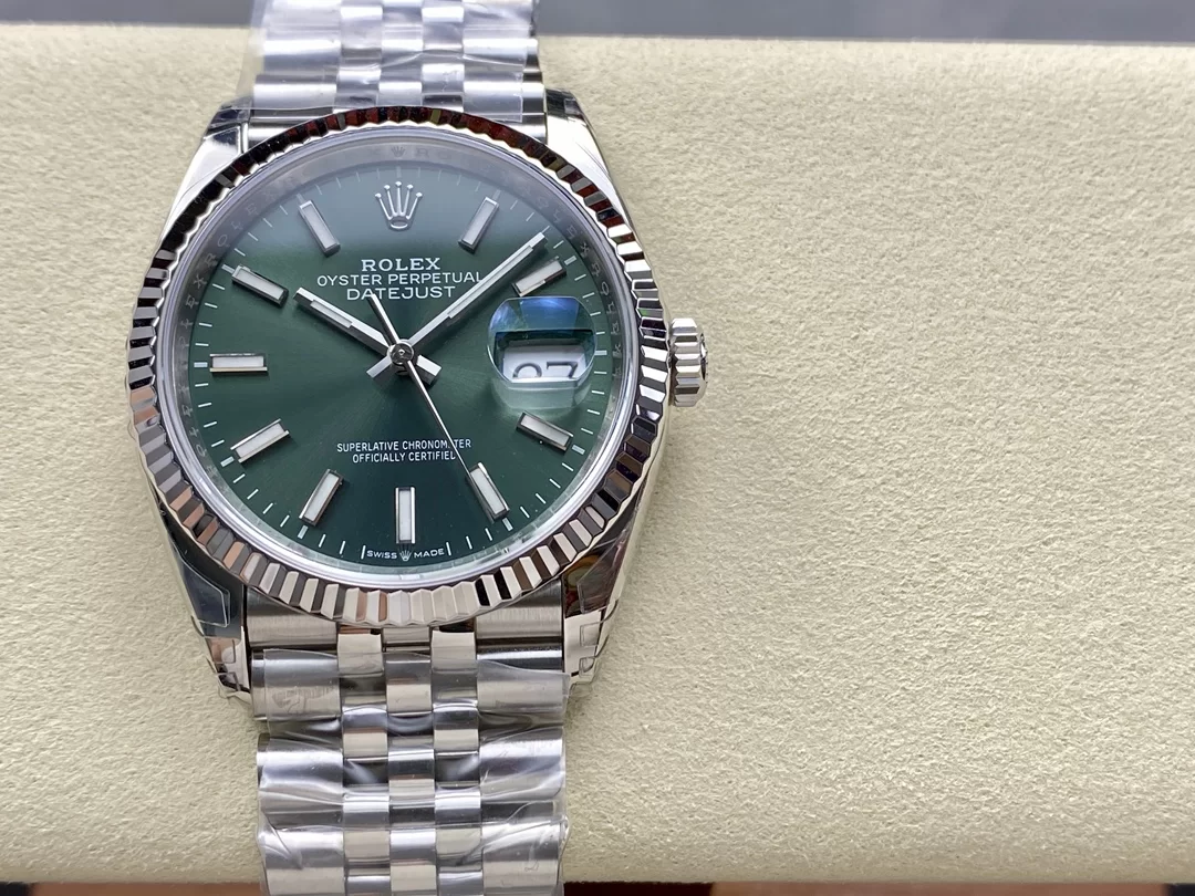 GYL Rolex Datejust 36mm Sunburst Green Dial Jubilee Bracelet (126234) 11 Super Clone – DD3235 Movement-GYL-GaiYalun