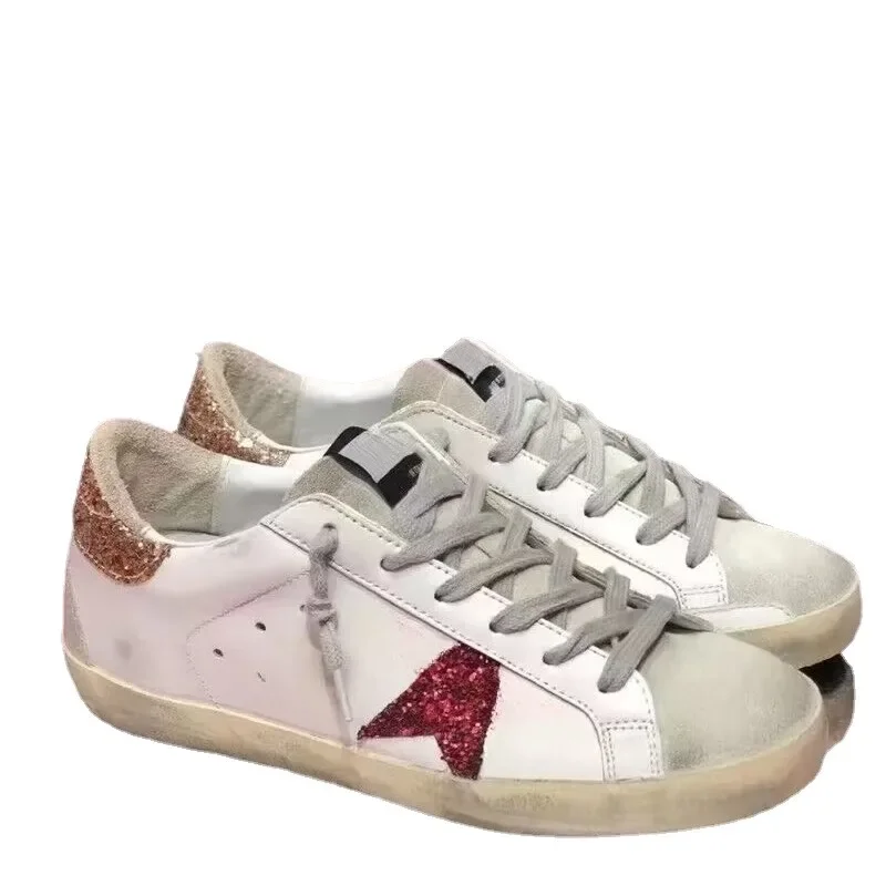 VII 2023 Woman Casual Shoes All Season Female Shoe Genuine Leather Vintage Handmade Dirty Shoes Flat Shoes Free Shipping Offers
