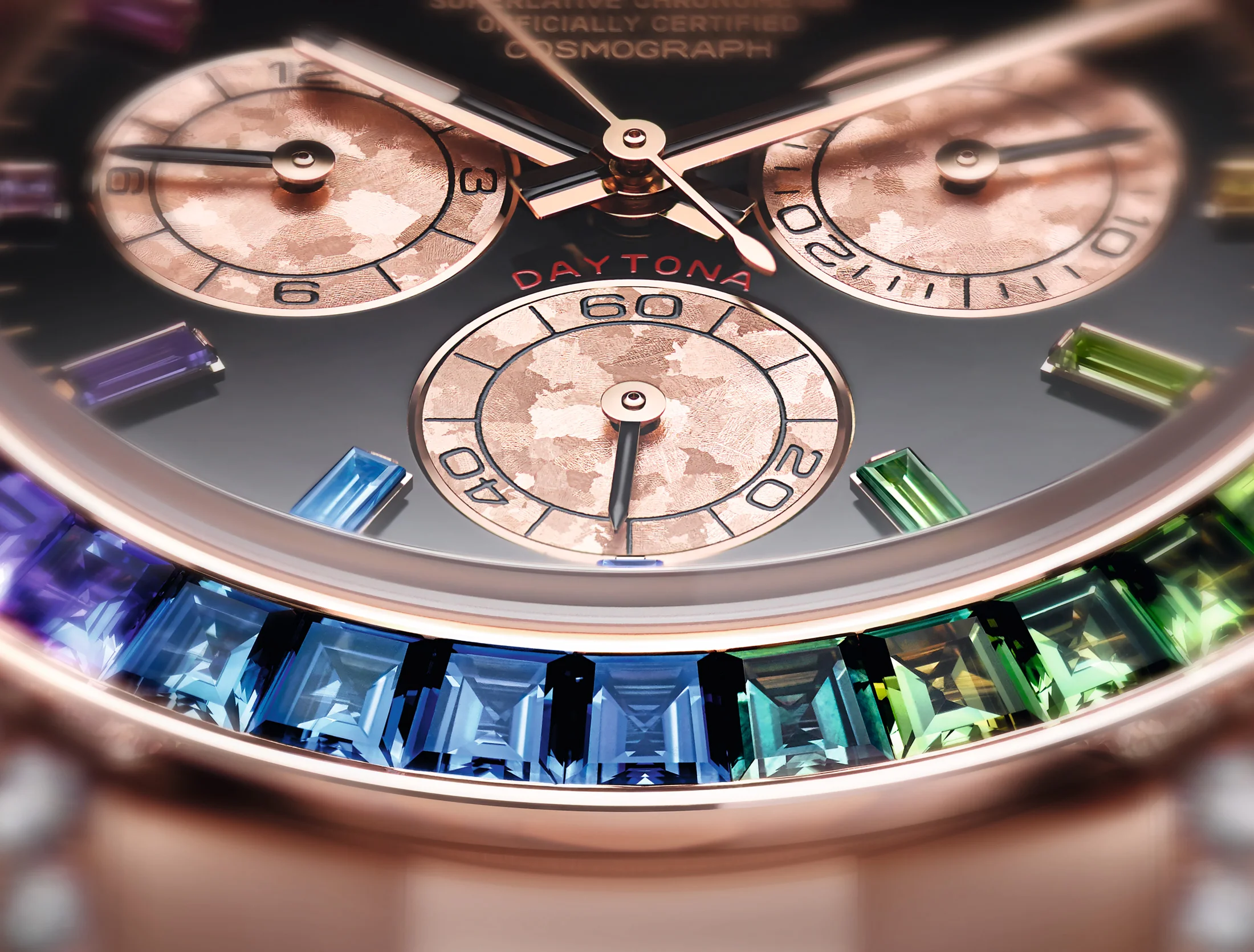 Introducing: The Rolex Rainbow Daytona In Everose Gold Ref. 116595 RBOW -  Hodinkee