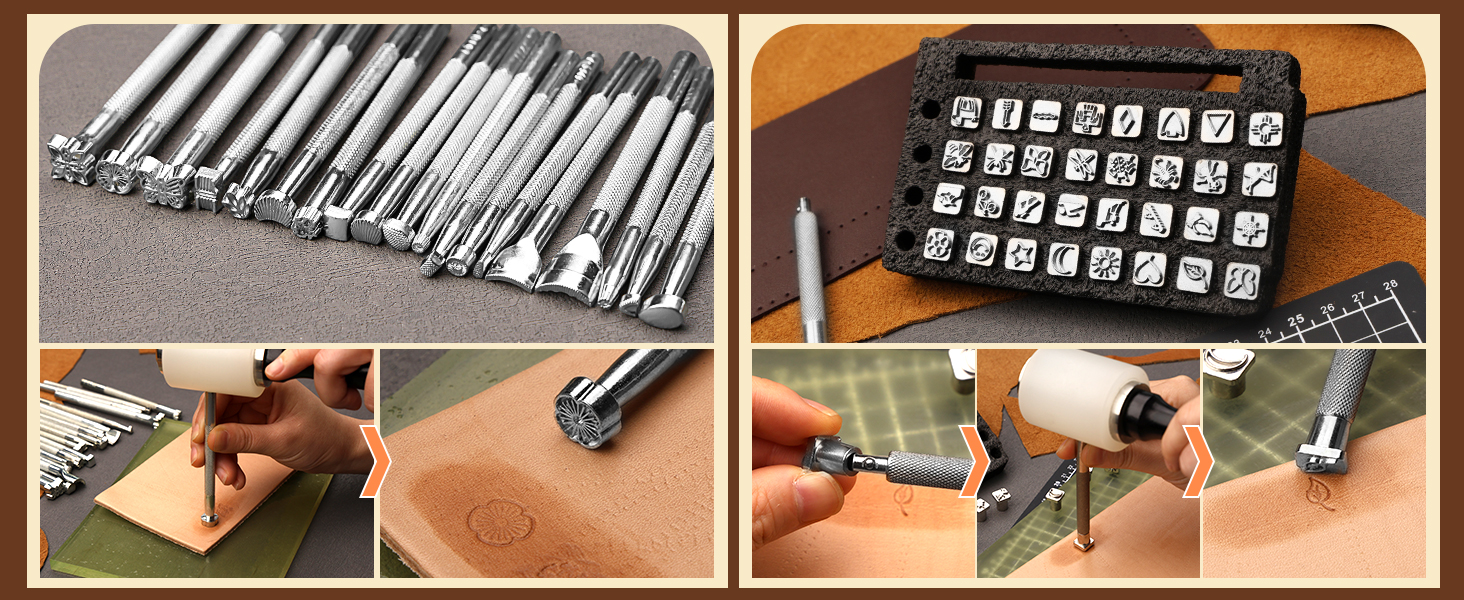 TLKKUE Leather Tooling Kit