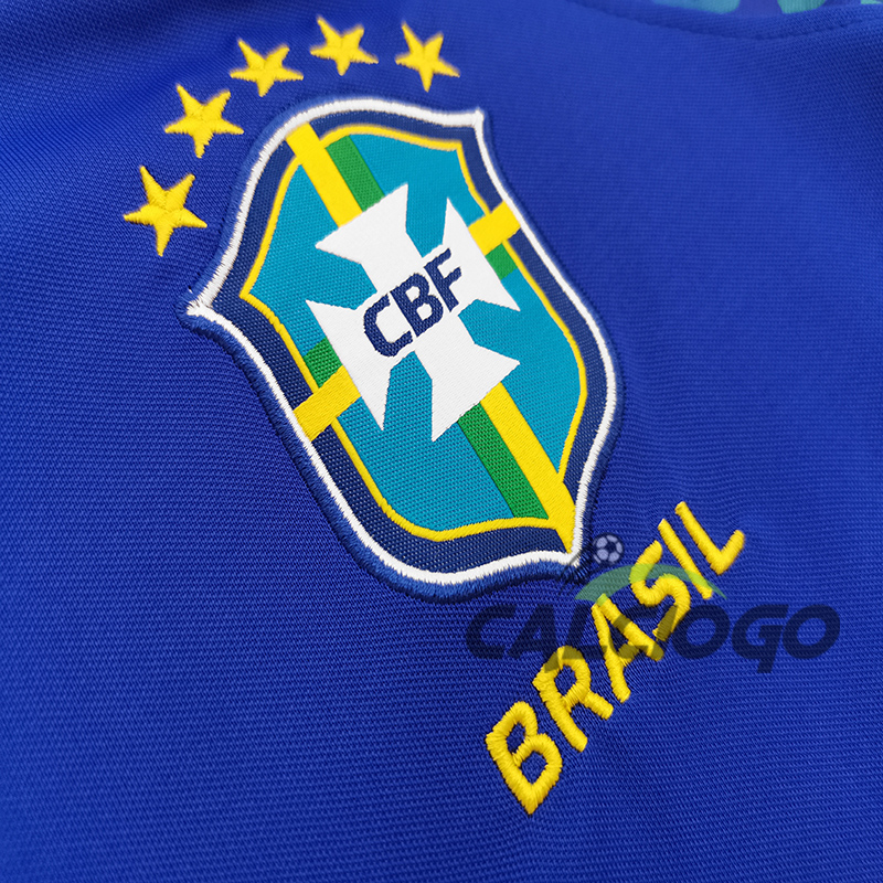 Brazil Femmina Jersey Away Blu 2022-2023