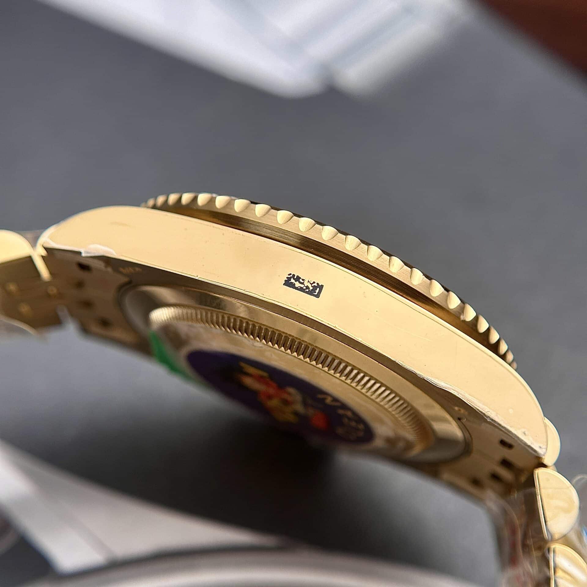 GYL Rolex GMT-Master II 126718GRNR-0001 Yellow Gold Black Dial Jubilee 11 Replica Clean Factory 40mm-GYL-GaiYalun