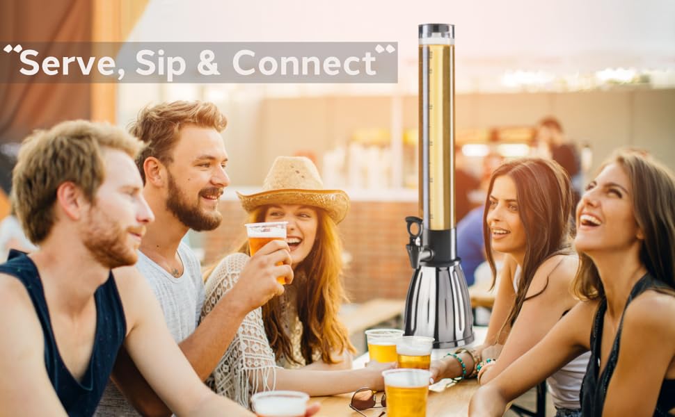 Serve, Sip & Connect with the Beer Tower from Oggi