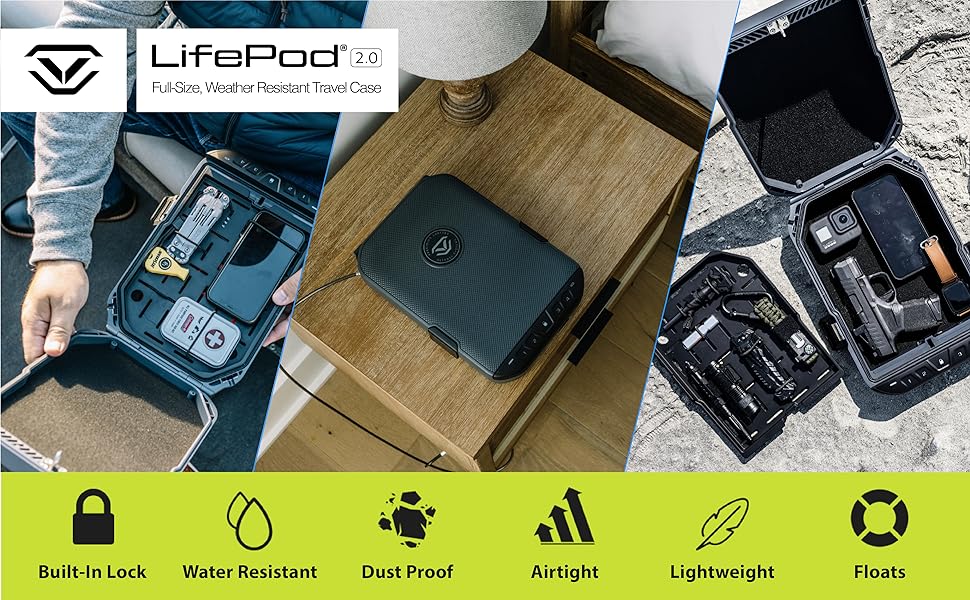 Introducing 2.0 LifePod, the latest addition to Vaultek's rugged line of cases.