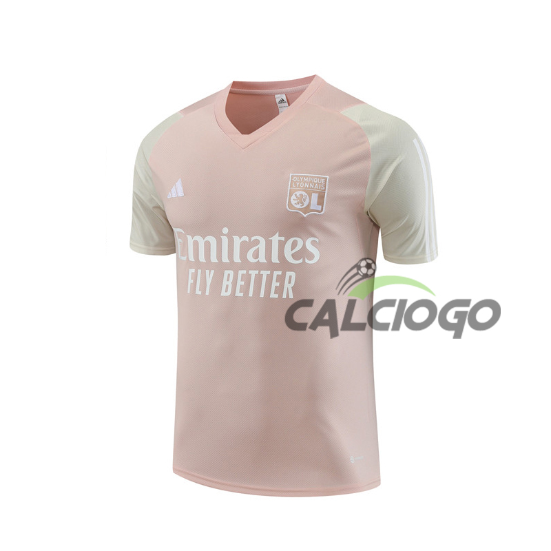 Maglia Lyon OL Rosa Strike Jersey 2023-2024