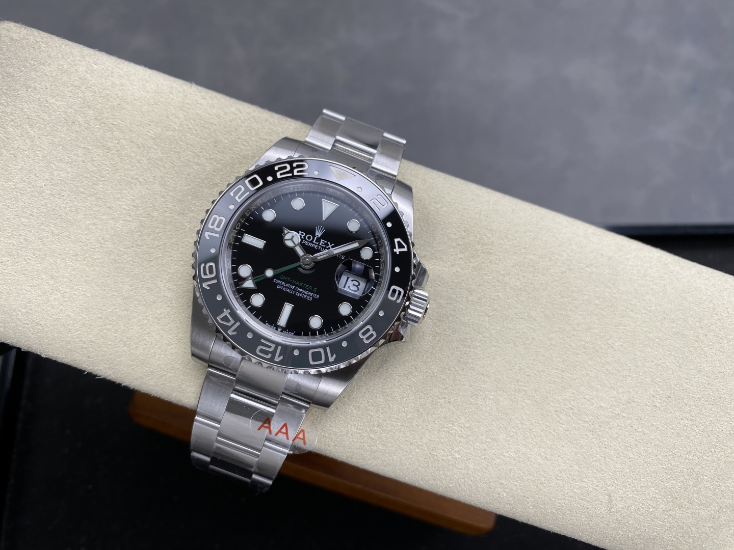 GYL Rolex GMT-Master II 126710GRNR Bruce Wayne Black & Grey Ceramic Bezel Oyster Bracelet Super Clone 40mm-GYL-GaiYalun