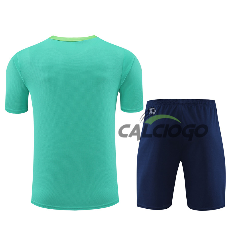 Kit Gara Brazil Verde Jersey Pantaloncini 2024-2025