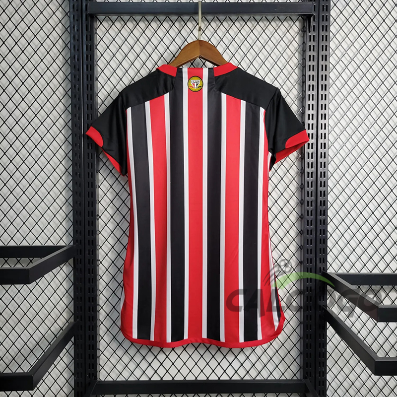 São Paulo FC Femmina Jersey Away 2023-2024