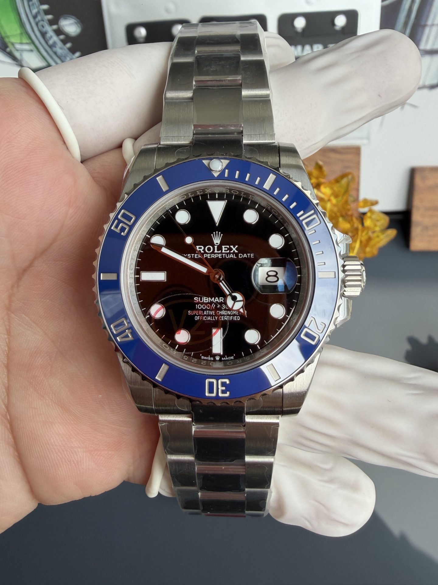 GYL Rolex Submariner Date Blueberry 126619LB Black Dial Blue Ceramic Bezel Super Clone Gain Weight 186g VSF 41mm-GYL-GaiYalun
