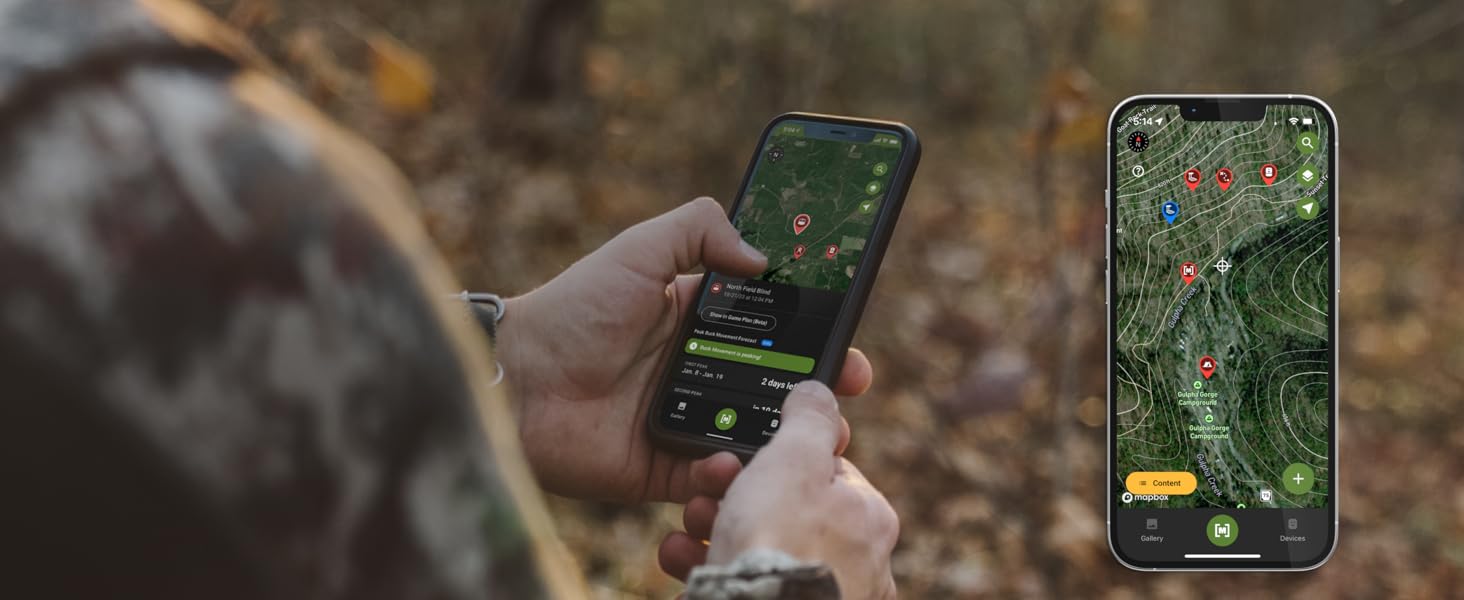 Map on the device