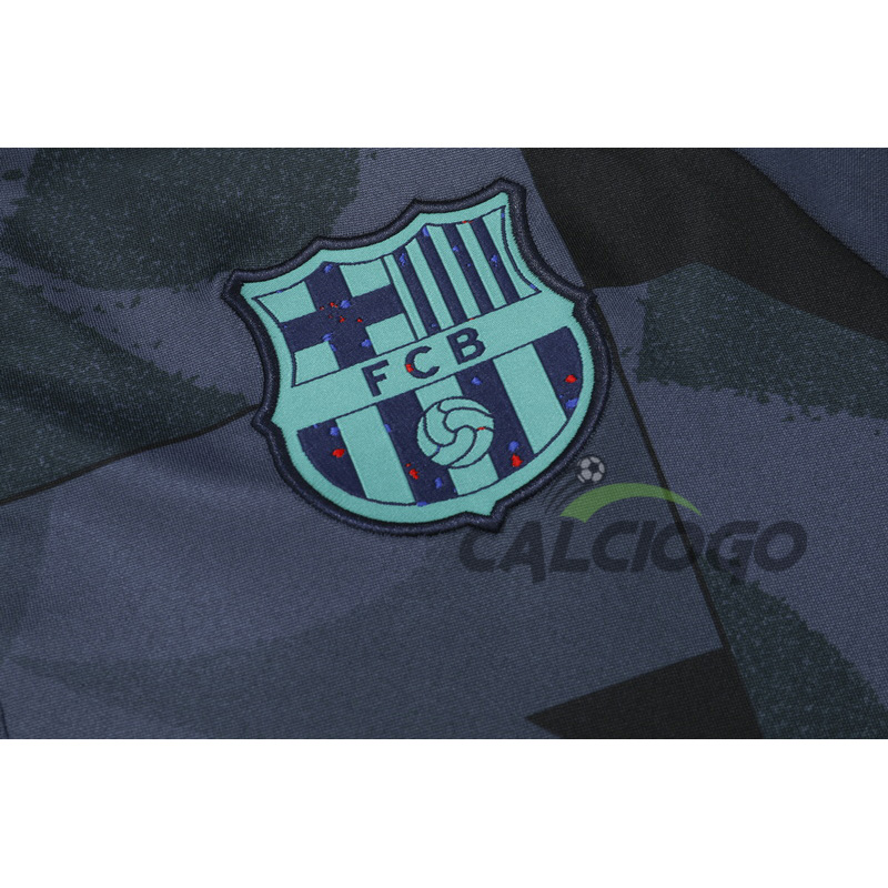 Tuta Calcio FC Barcellona Felpa Zips 2023-2024