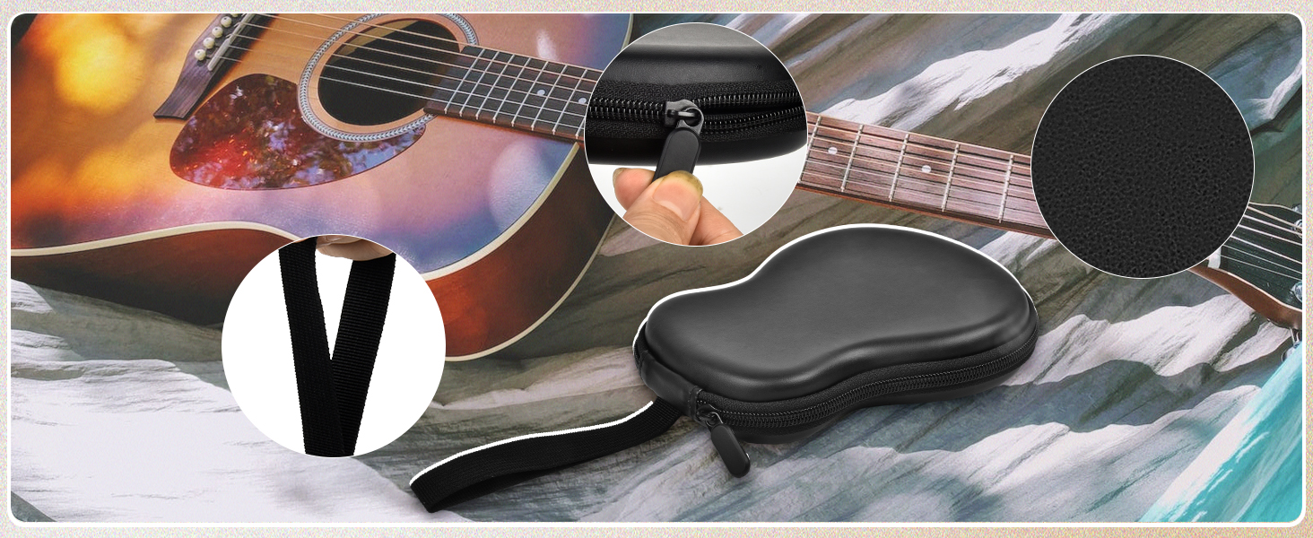 Guitar Pick Holder Case Compatible with Fender