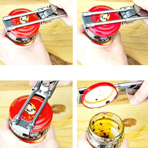 instructions how to open a jar with gilhoolie opener