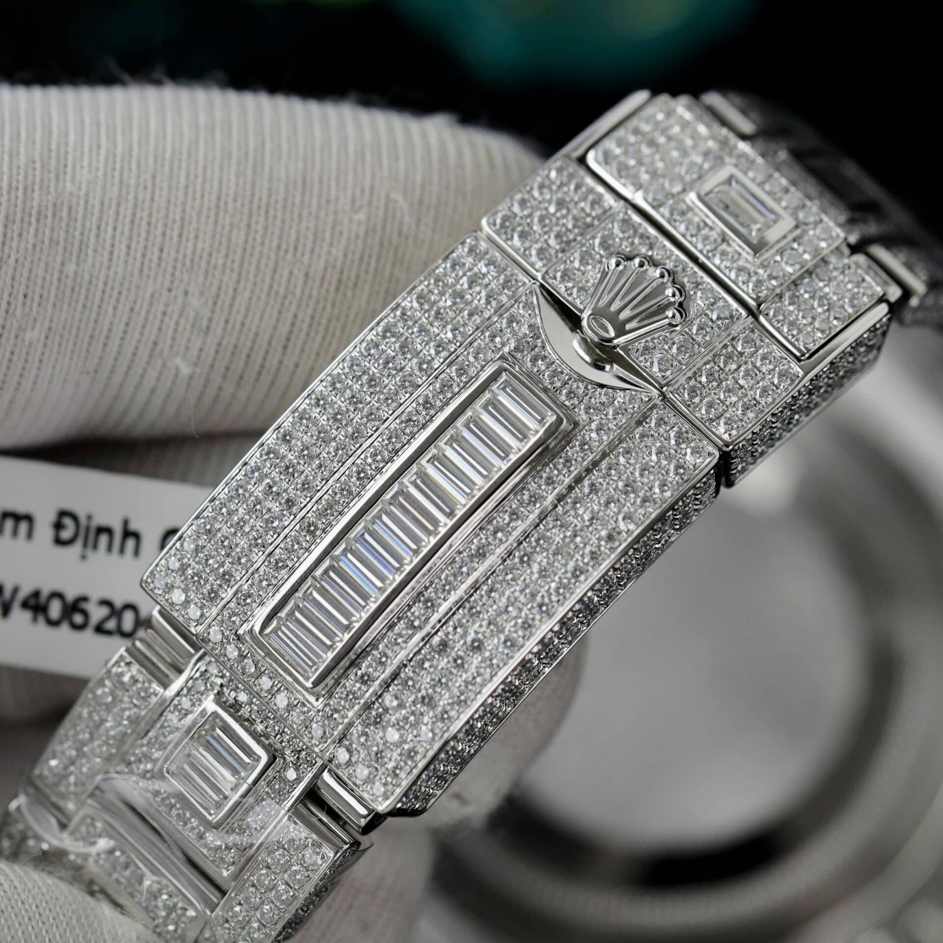 GYL Rolex GMT-Master II 116769TBR Iced Out VVS1 Moissanite Best Replica 40mm-GYL-GaiYalun