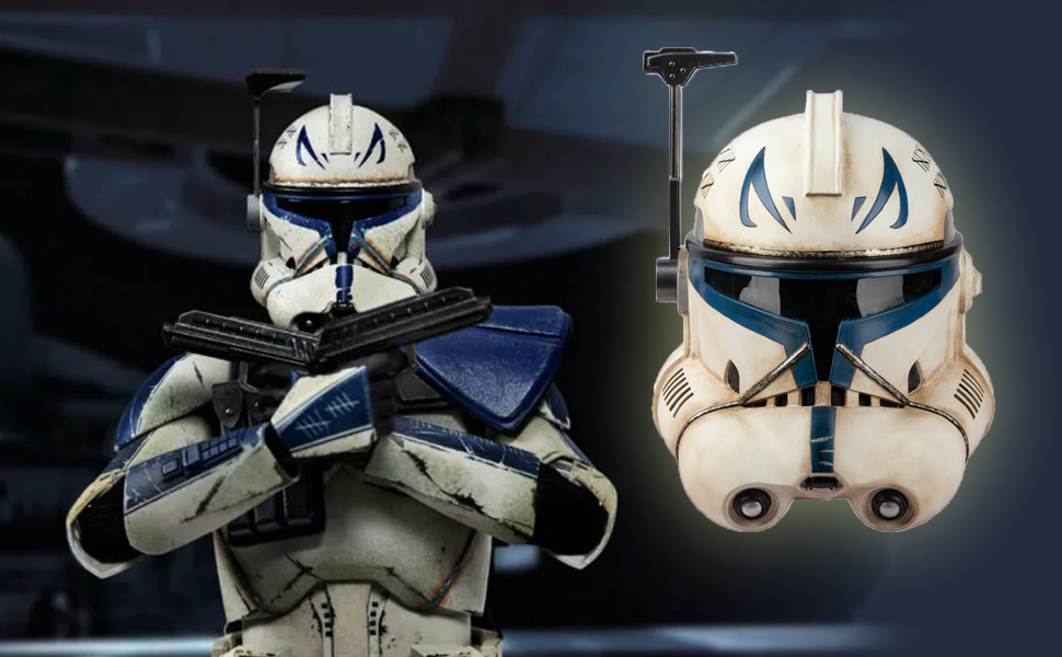 Xcoser Star Wars:The Bad Batch Captain Rex TCW Phase II Helmet