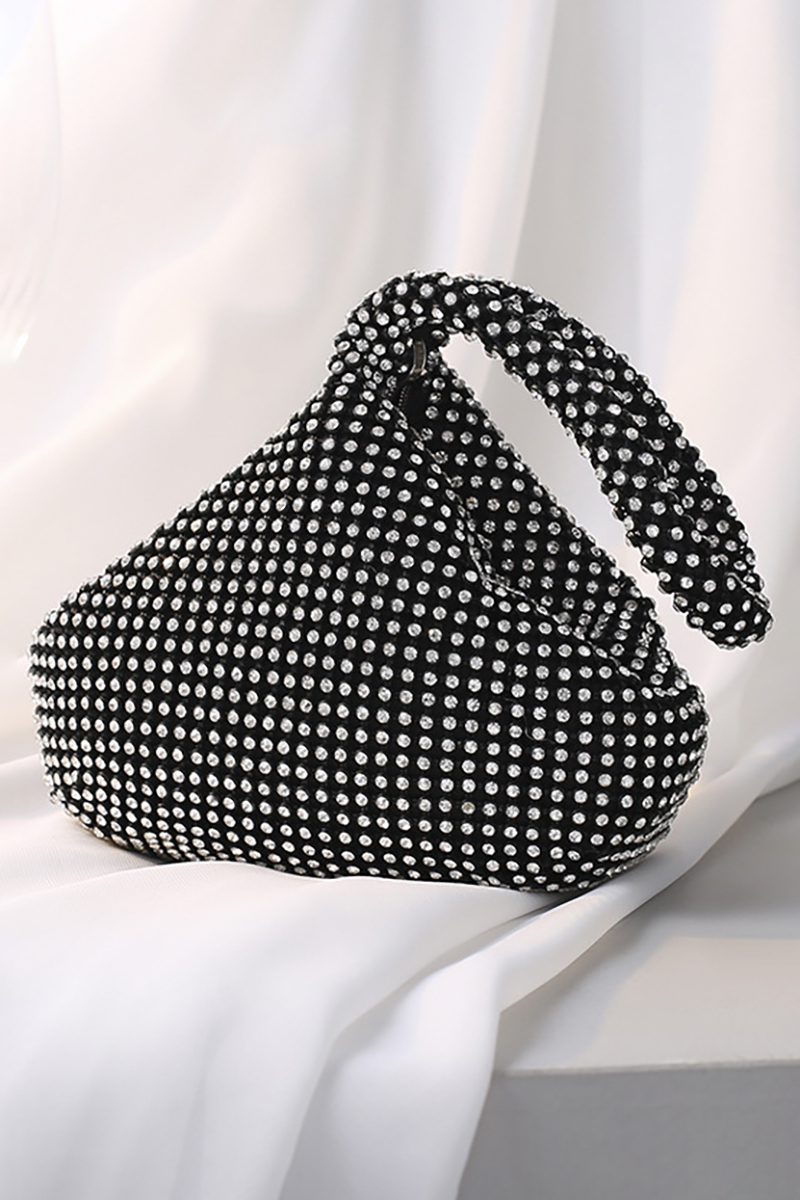 Rhinestone Irregular Dinner Party Clutch Purses Bag