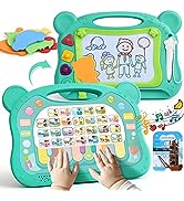 Interactive Alphabet & Magnetic Drawing Board for Toddler,Electronic Learning & Education Toys wi...