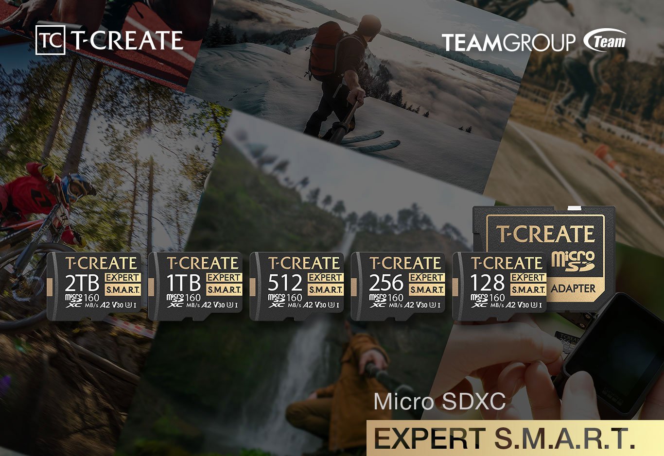 Team T-CREATE EXPERT S.M.A.R.T. MicroSDXC memory card