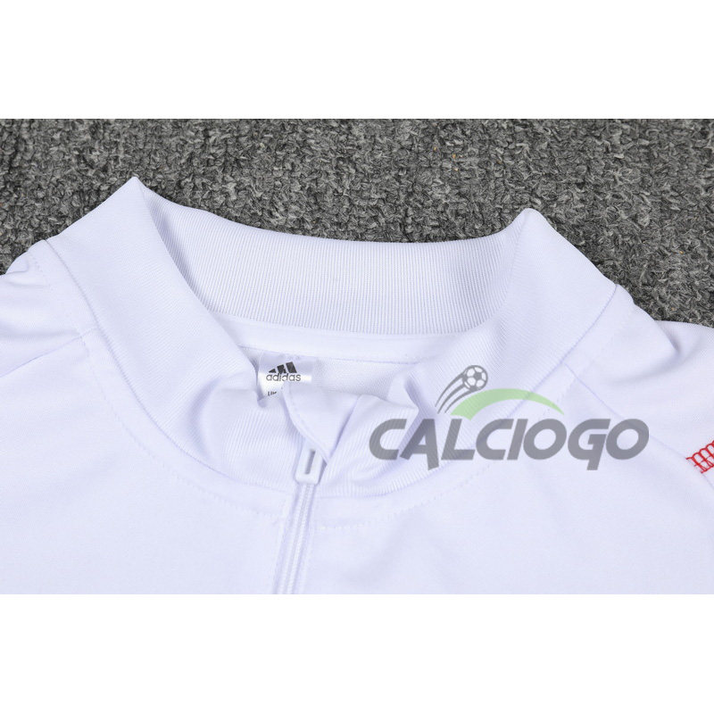 Tuta Calcio Flamengo Felpa Zips Top 2023-2024