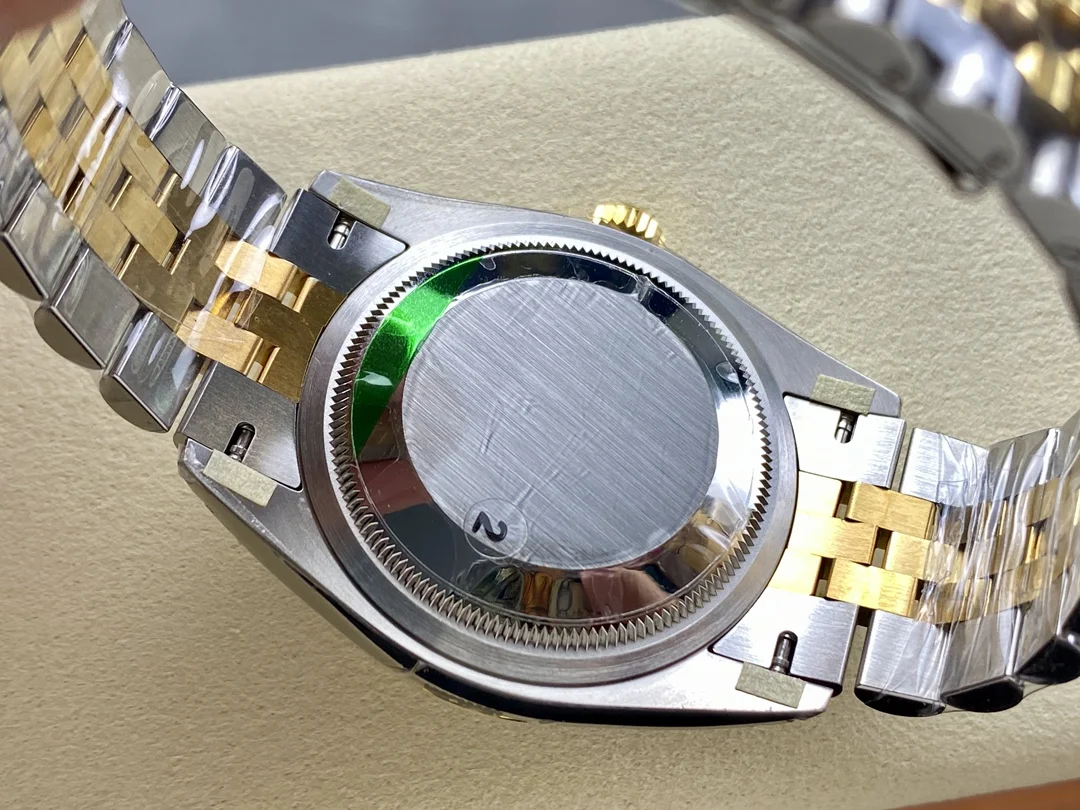 GYL Rolex Datejust 36 Two-Tone Yellow Gold Diamond Bezel Golden Fluted Motif (126283RBR) 11 Super Clone – DD3235-GYL-GaiYalun