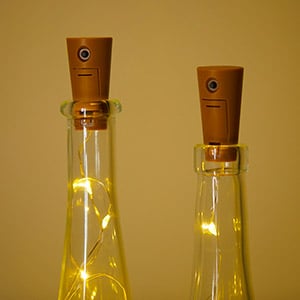 A new way to recycle empty bottles with romance