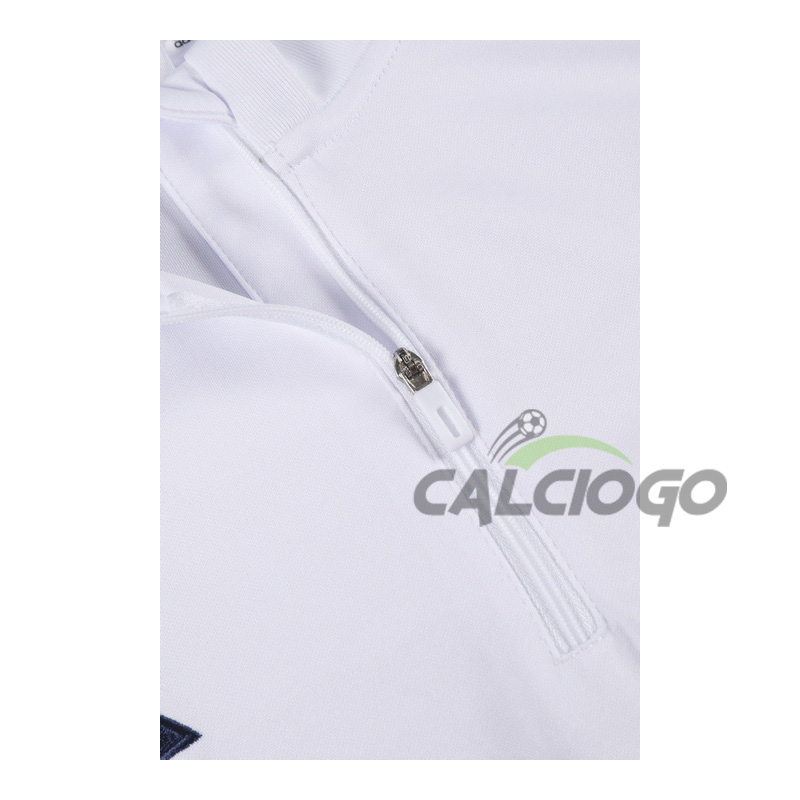 Tuta Real Madrid Felpa Zips Top Pantaloni 2023-2024