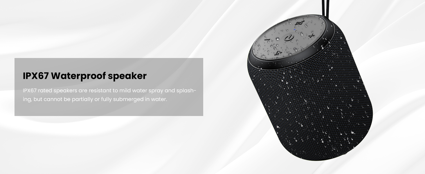 IPX67 Waterproof speaker