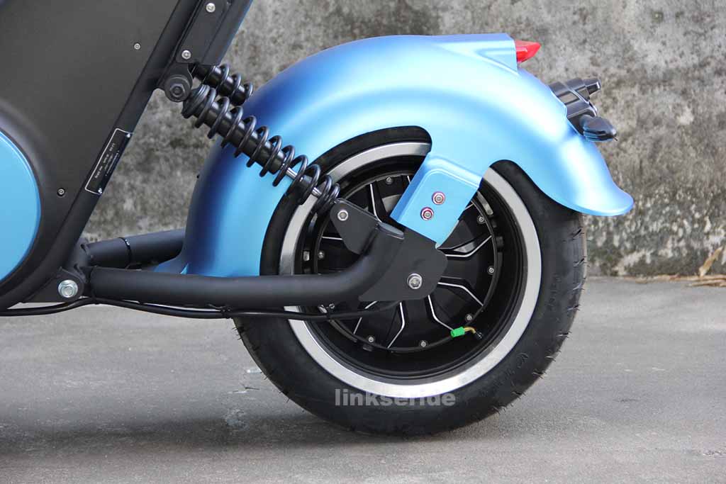 Big tire electric scooter