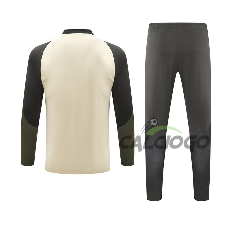 Tuta FC Barcellona Felpa Zips Top Pantaloni 2023-2024