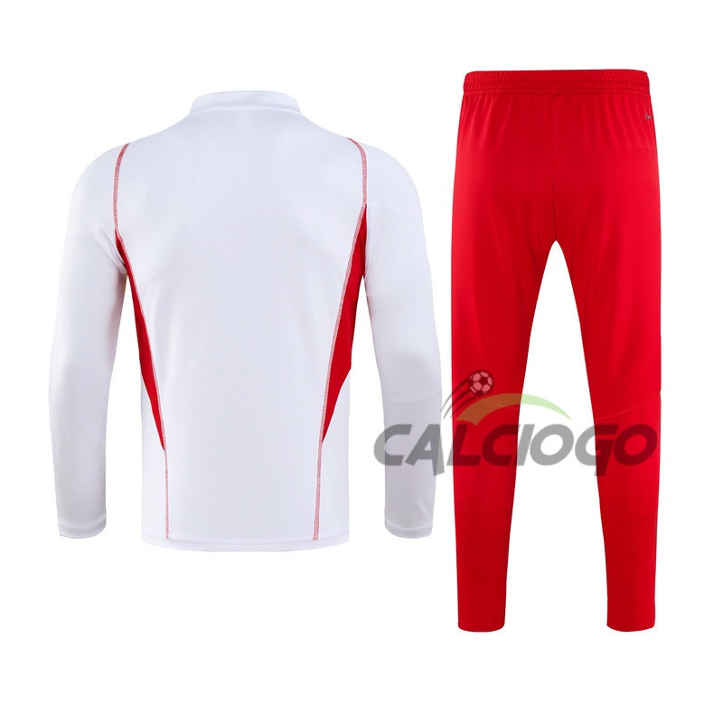 Tuta Calcio Flamengo Felpa Zips Top 2023-2024