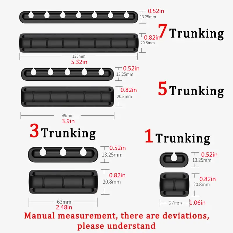 1pc 1 3 5 7 holes multi functional cable organizer for wire slot usb cable fixing hub life tools details 1