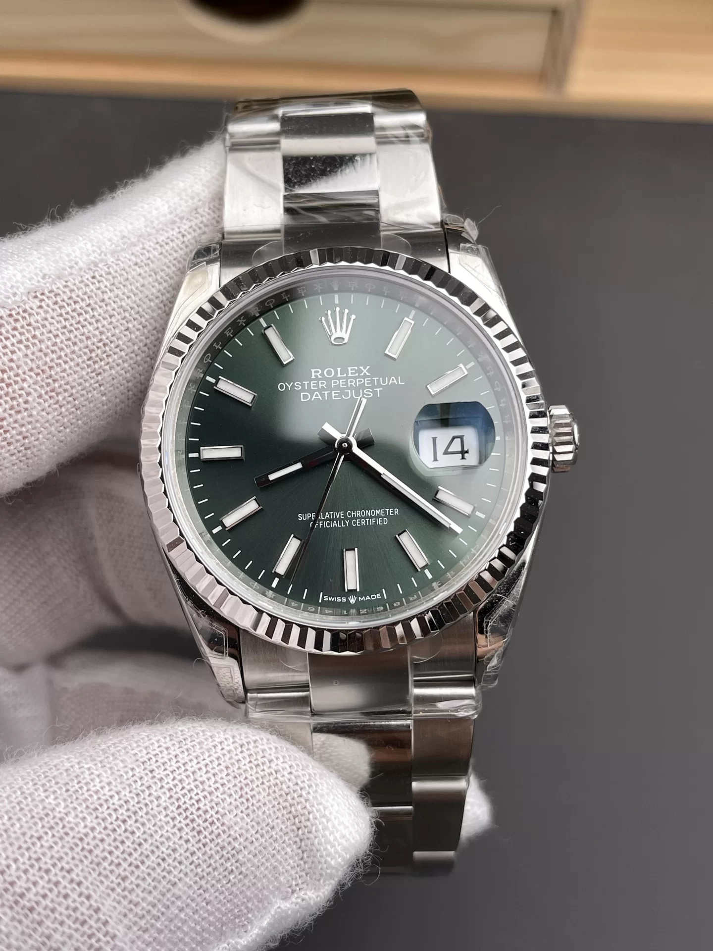 GYL Rolex Datejust 36mm Sunburst Green Dial Oyster Bracelet (126234) 1:1 Super Clone – DD3235 Movement-GYL-GaiYalun