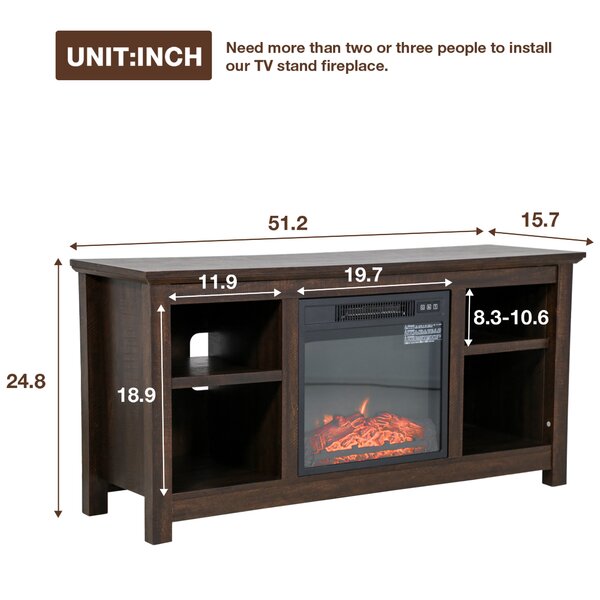 Hermangomez 52'' W Electric Fireplace