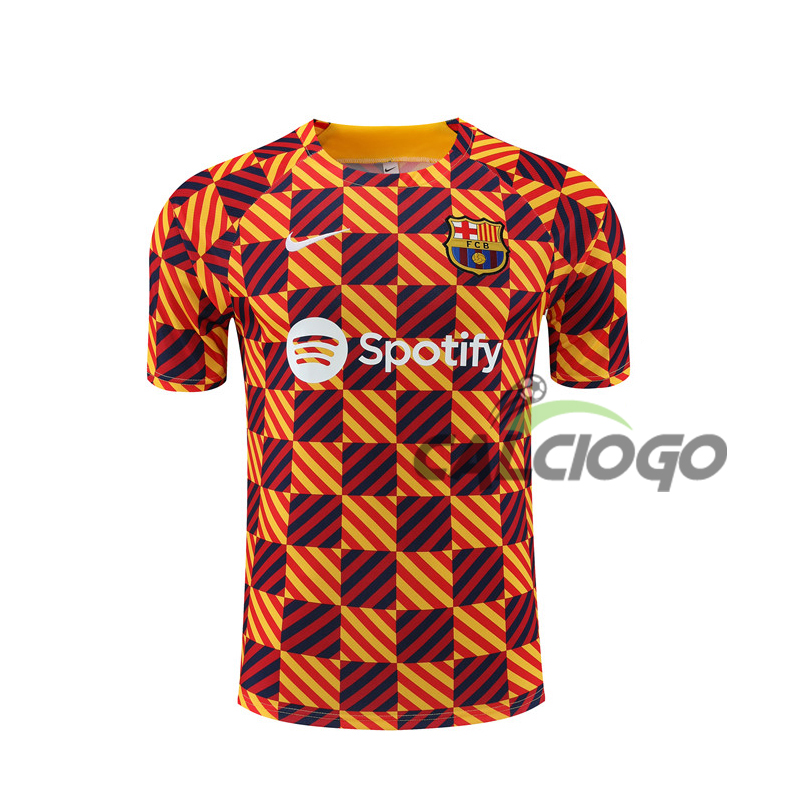Tuta Sportiva FC Barcellona Giallo Jersey 2023-2024