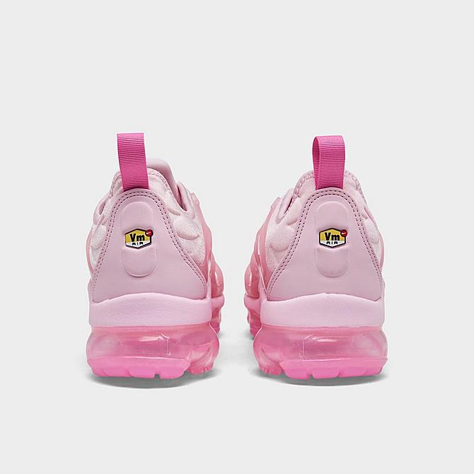 Left view of Women's Nike Air VaporMax Plus Running Shoes in Pink Foam/Playful Pink Click to zoom