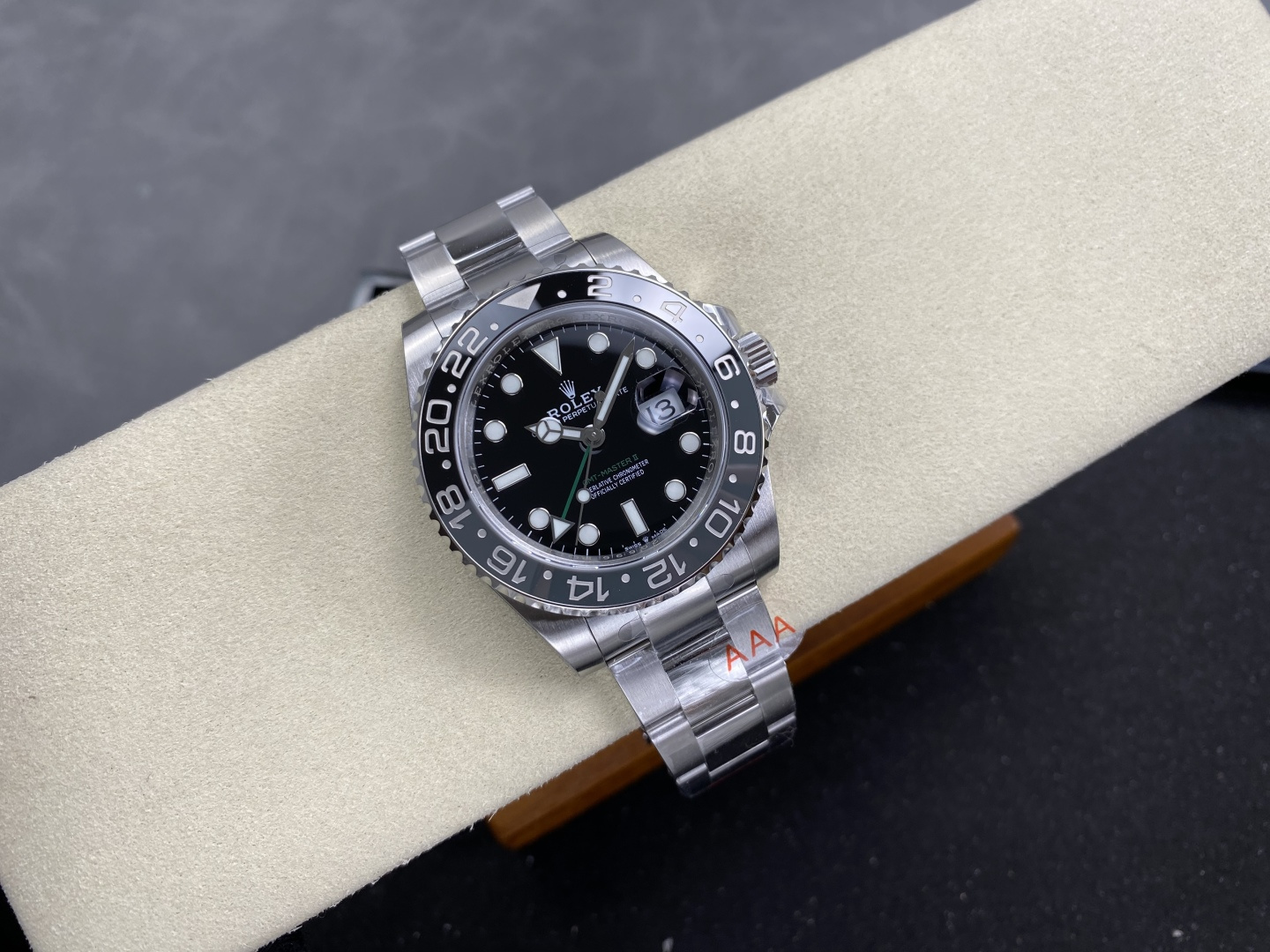 GYL Rolex GMT-Master II 126710GRNR Bruce Wayne Black & Grey Ceramic Bezel Oyster Bracelet Super Clone 40mm-GYL-GaiYalun
