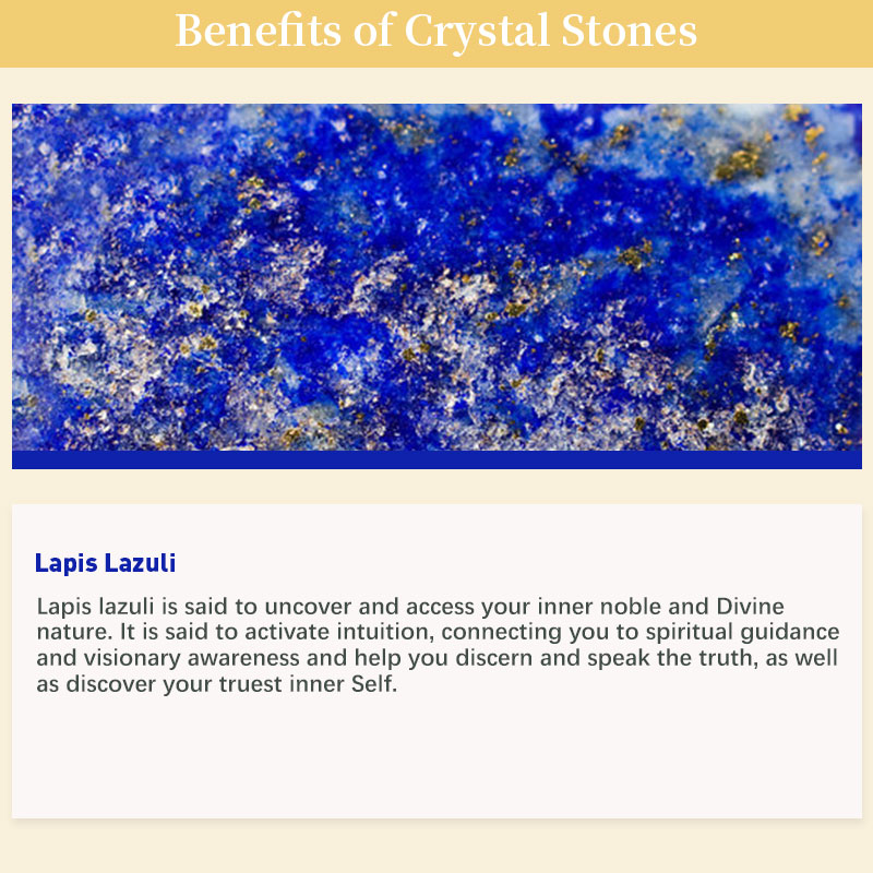 the benefits of crystal stones| lapis lazuli